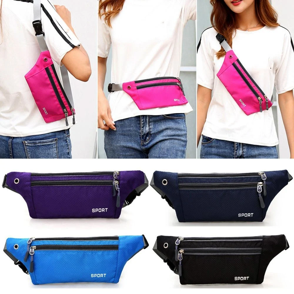 Outdoor Running Waist Bag Portable Bicycle Shoulder Bag Outdoor Mobile Phone Waterproof Belt Bags