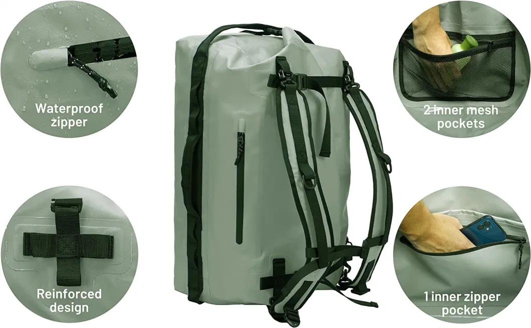 TPU PVC Travel Dry Duffel Bag