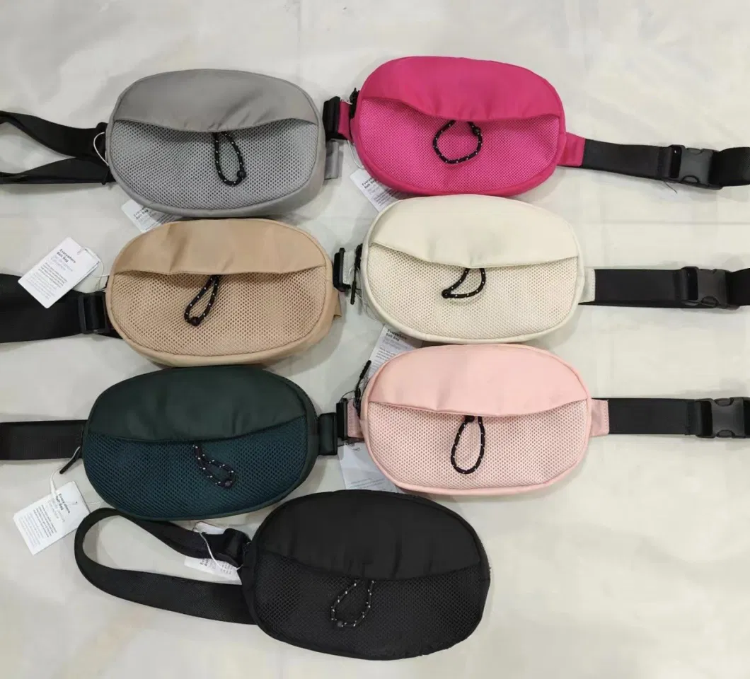 Lululemon Nylon Waterproof Women Running Belt Bag Travel Sport Men Waist Bag Funny Pack Crossbody Bag